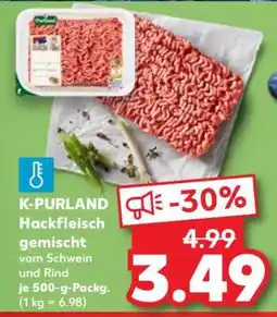 Kaufland K-PURLAND Hackfleisch gemischt Angebot