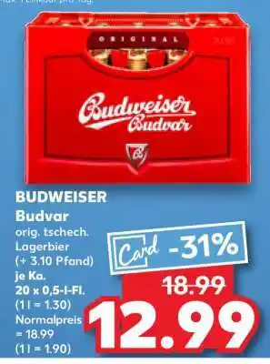 Kaufland Budweiser Budvar Angebot