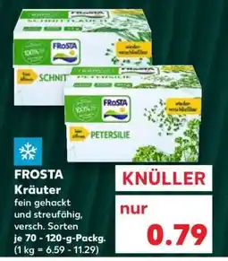 Kaufland FROSTA Kräuter Angebot