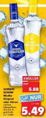 Kaufland Wodka Gorbatschow Angebot