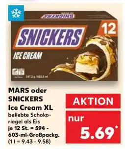 Kaufland MARS oder SNICKERS Ice Cream XL Angebot