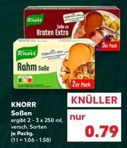 Kaufland KNORR Soßen Angebot