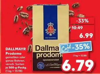 Kaufland Dallmayr Prodomo Angebot