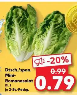 Kaufland Dtsch./span. Mini-Romanasalat Angebot