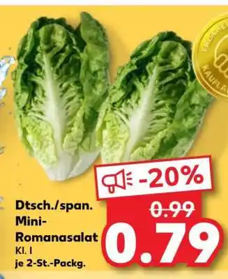 Kaufland Dtsch./span. Mini-Romanasalat Angebot