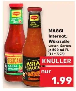 Kaufland MAGGI Internat. Würzsoße Angebot