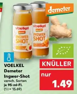 Kaufland VOELKEL Demeter Ingwer-Shot Angebot