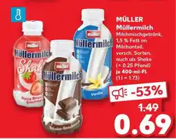 Kaufland MÜLLER Müllermilch Angebot