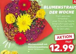 Kaufland Wochenstrauß mit Dekochrysantheme Angebot