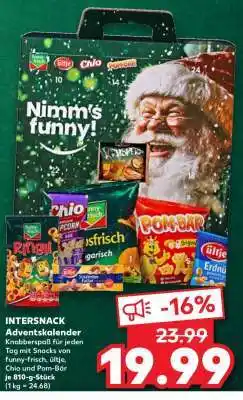 Kaufland INTERSNACK Adventskalender Angebot