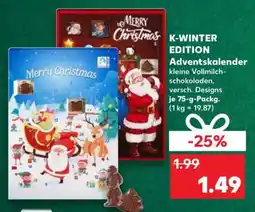 Kaufland K-WINTER EDITION Adventskalender Angebot