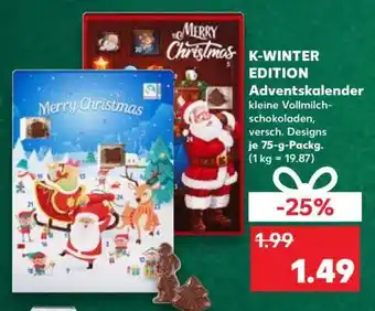 Kaufland K-WINTER EDITION Adventskalender Angebot