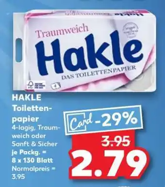 Kaufland Hakle Toilettenpapier Angebot