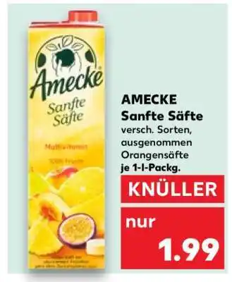 Kaufland AMECKE Sanfte Säfte Angebot