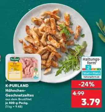 Kaufland K-PURLAND Hähnchen-Geschnetzeltes Angebot