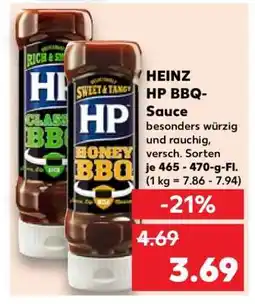 Kaufland HEINZ HP BBQ Sauce Angebot