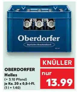 Kaufland Oberdorfer Helles Angebot