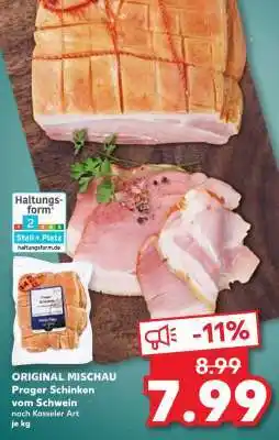 Kaufland ORIGINAL MISCHAU Prager Schinken vom Schwein nach Kasseler Art Angebot