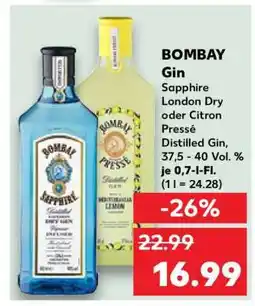 Kaufland Bombay Gin Angebot