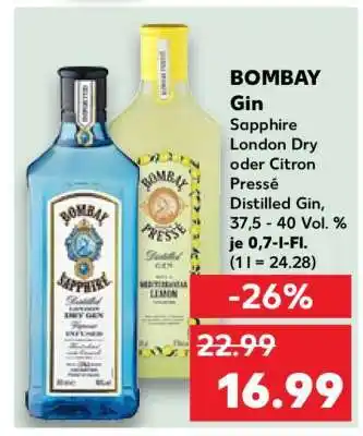 Kaufland Bombay Gin Angebot