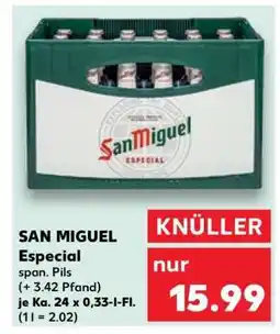 Kaufland San Miguel Especial Angebot