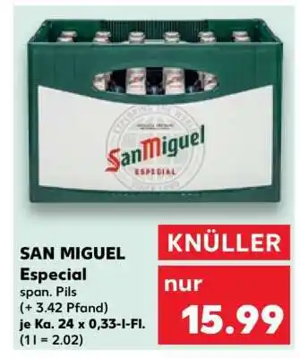 Kaufland San Miguel Especial Angebot
