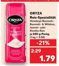 Kaufland Oryza Reis-Spezialität Angebot