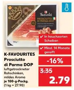 Kaufland K-FAVOURITES Prosciutto di Parma DOP Angebot