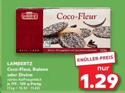 Kaufland LAMBERTZ Coco-Fleur, Balena oder Divina Angebot