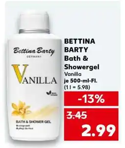Kaufland BETTINA BARTY Bath & Showergel Angebot