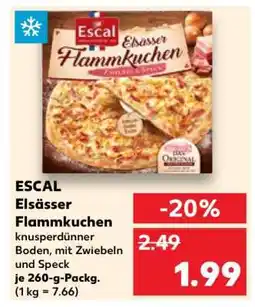 Kaufland ESCAL Elsässer Flammkuchen Angebot