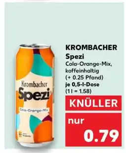 Kaufland Krombacher Spezi Angebot