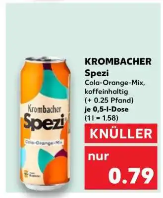 Kaufland Krombacher Spezi Angebot