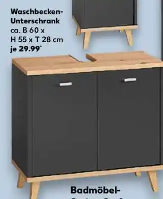 Kaufland Waschbecken- Unterschrank Angebot