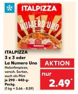 Kaufland ITALPIZZA 3 x 3 oder La Numero Uno Angebot