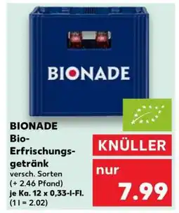 Kaufland BIONADE Bio-Erfrischungsgetränk Angebot