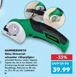 Kaufland HAMMERSMITH Akku-Universalschneider SharpSpin Angebot