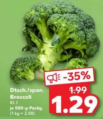 Kaufland Dtsch./span. Broccoli Angebot