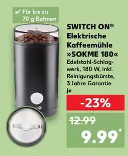 Kaufland SWITCH ON Elektrische Kaffeemühle SOKME 180 Angebot
