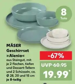 Kaufland MÄSER Geschirrset Alenia Angebot
