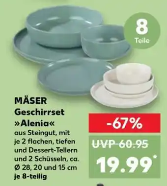 Kaufland MÄSER Geschirrset Alenia Angebot