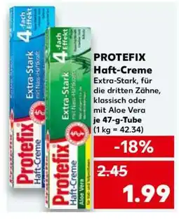 Kaufland PROTEFIX Haft-Creme Angebot