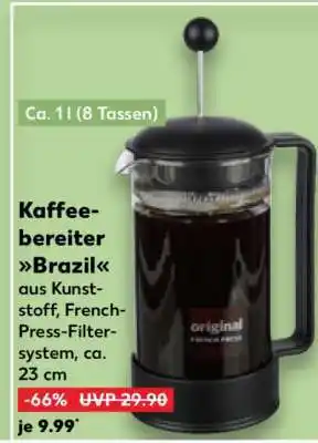 Kaufland Kaffeebereiter Brazil Angebot