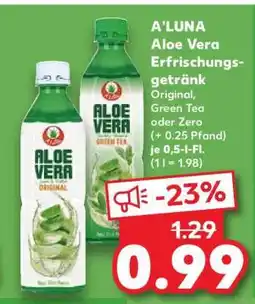 Kaufland A'LUNA Aloe Vera Erfrischungsgetränk Angebot