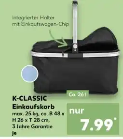 Kaufland K-CLASSIC Einkaufskorb Angebot