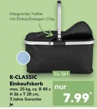 Kaufland K-CLASSIC Einkaufskorb Angebot