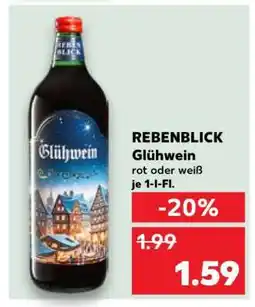 Kaufland REBENBLICK Glühwein Angebot