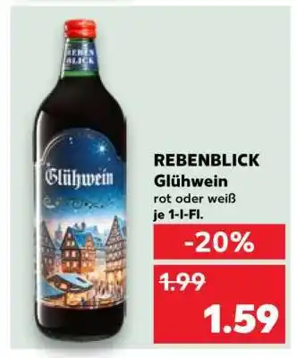 Kaufland REBENBLICK Glühwein Angebot