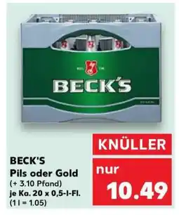 Kaufland Beck's Angebot