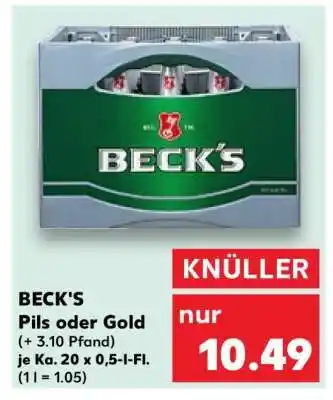 Kaufland Beck's Angebot